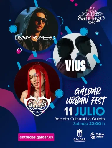 Galdar Urban Fest Fiestas Santiago 2026 Post