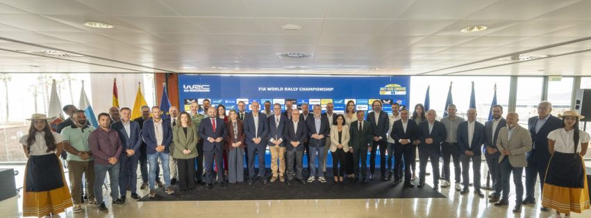 Gran Canaria se viste de gala para la presentacion de la 49ª edicion del Rally Islas Canarias la primera dentro del WRC 3