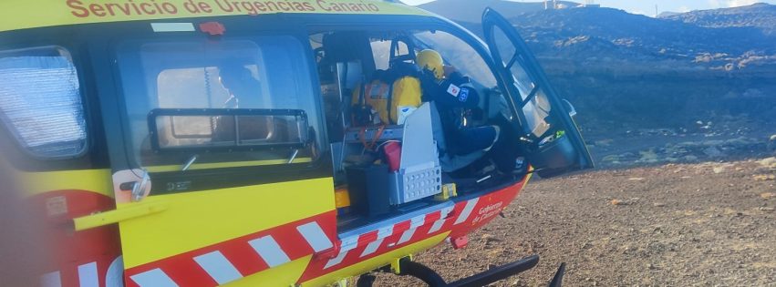 Helicóptero del SUC en El Hierro 2024