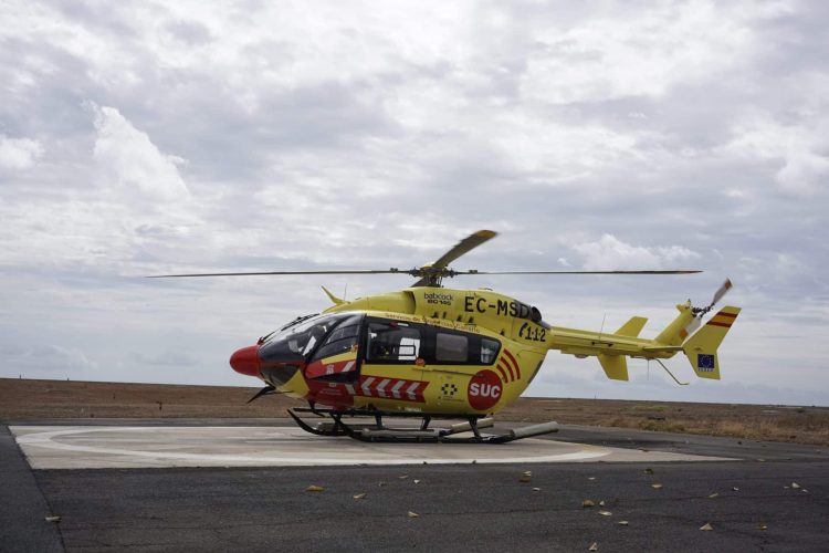 Helicóptero Medicalizado Del Suc Imagen De Archivo
