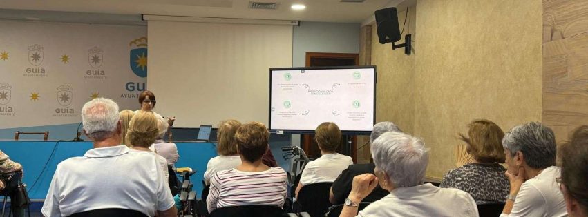 Imagen de los asistentes a uno de los talleres de las Jornadas Saludables del Mayor