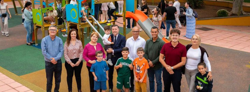 Inauguración del parque infantil de La Heladora