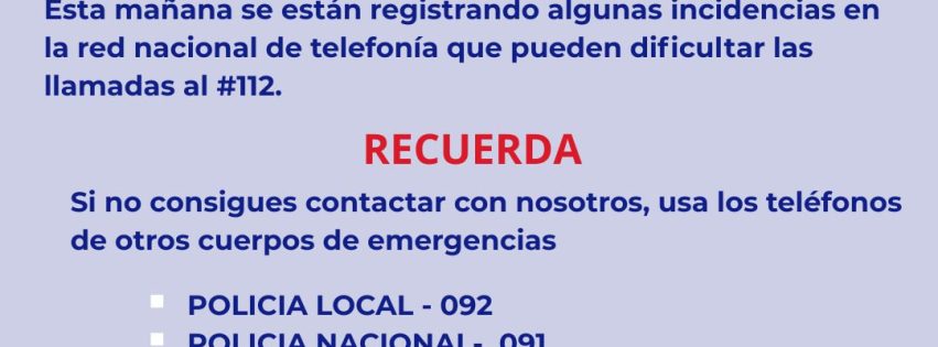 Incidencia telefonía