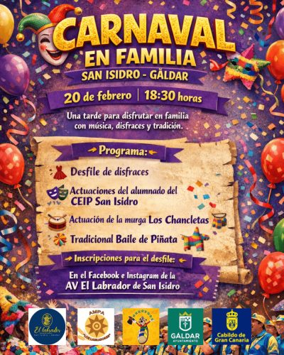 Inscripciones para el Desfile de Disfraces de San Isidro