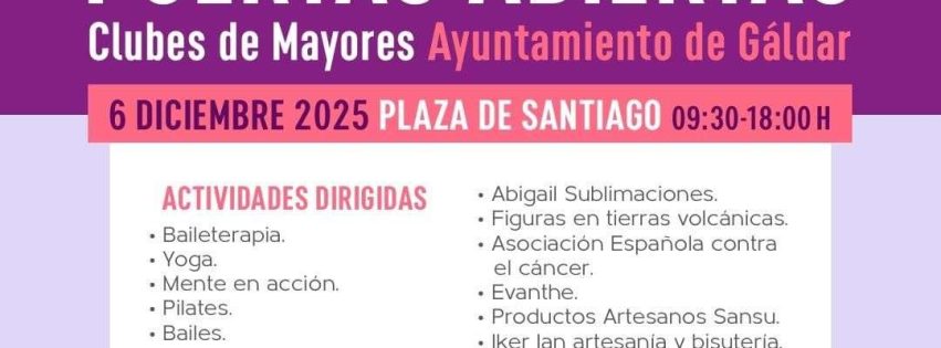 Jornada puertas abiertas Clubes de mayores