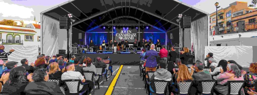 Joven Canarijazz Big Band en la Villa de Firgas