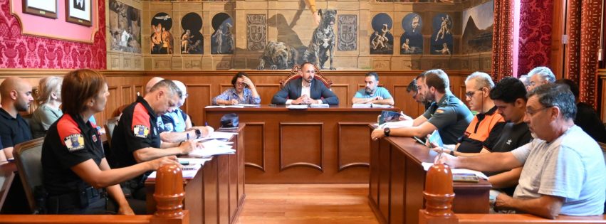 Junta de Seguridad celebrada en el Salón de Plenos