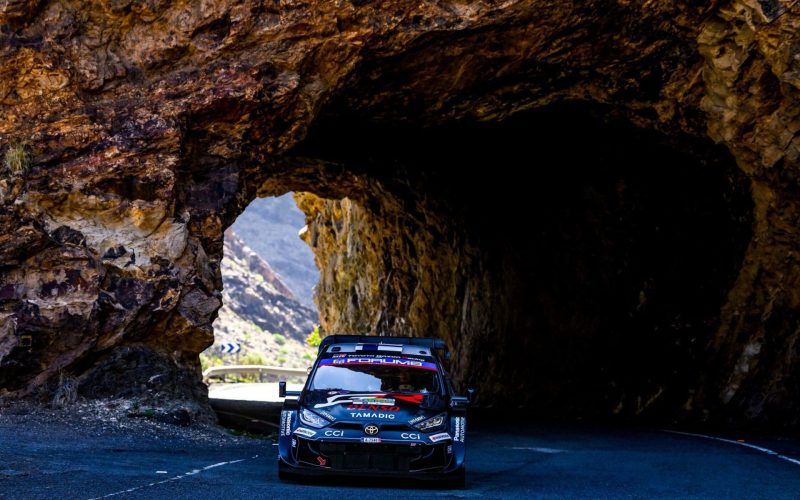 Kalle Rovanpera y Toyota brillan en la primera jornada del FIA WRC Rally Islas Canarias 2025