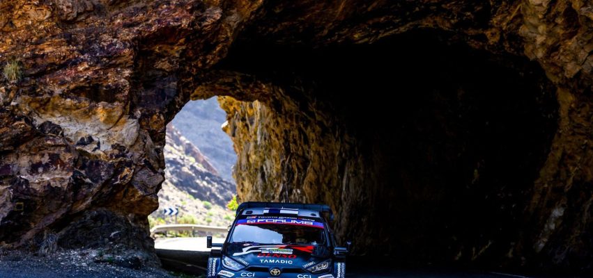 Kalle Rovanpera y Toyota brillan en la primera jornada del FIA WRC Rally Islas Canarias 2025