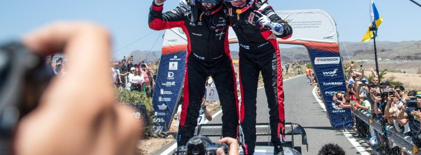 Kalle Rovanperä y Jonne Halttunen se llevan la victoria en la primera edición mundialista del Rally Islas Canarias