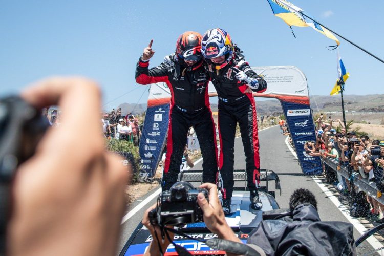 Kalle Rovanperä y Jonne Halttunen se llevan la victoria en la primera edición mundialista del Rally Islas Canarias