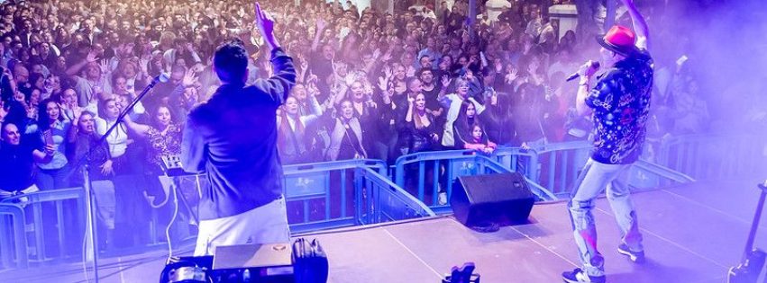 La Plaza Grande registró un lleno absoluto en esta edición del festival Recréate en Guía