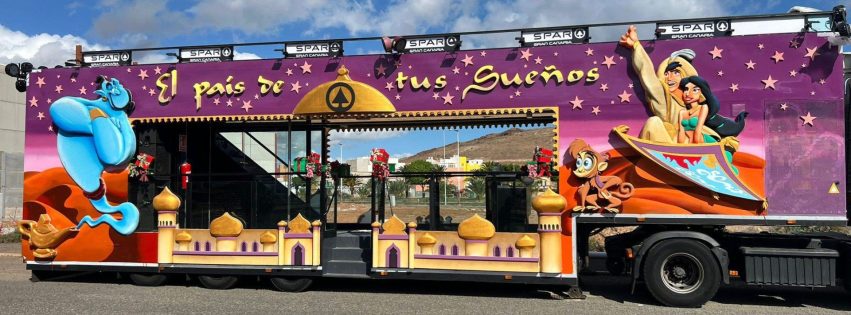 La carroza de SPAR Gran Canaria ya está preparada para la celebración La carroza de SPAR Gran Canaria ya está preparada para la celebración
