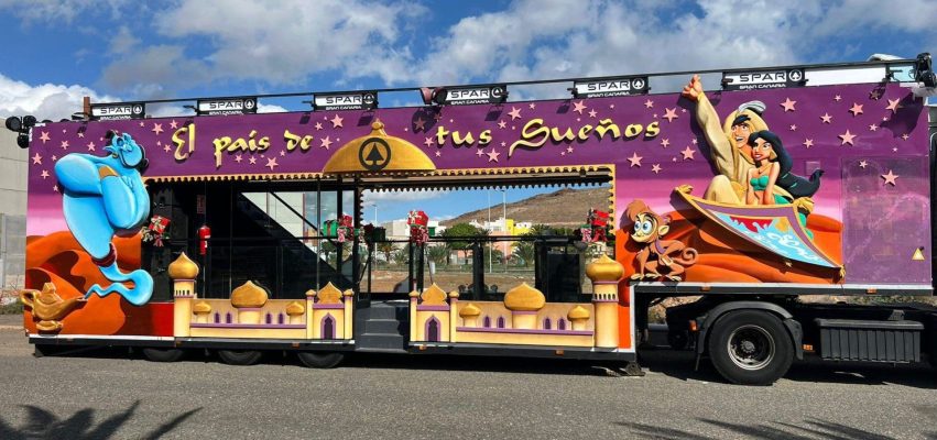 La carroza de SPAR Gran Canaria ya está preparada para la celebración