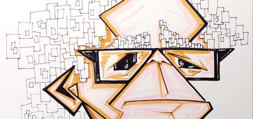 Luis Alemán Montull, Autor Caricatura Nestor Dámaso