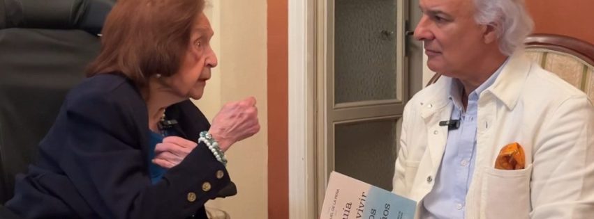 Mercedes ÁLvarez con el doctor Manuel de la Peña 2