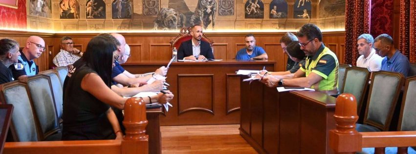 Mesa de Coordinación y Seguridad de las Fiestas de Navidad y Carnaval de Gáldar 1