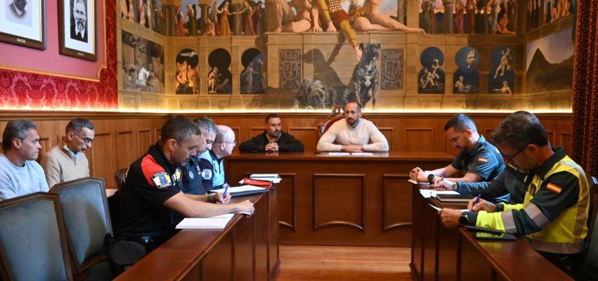 Mesa de coordinación del Seguridad del Gáldar Pride y del Festival La Guancha