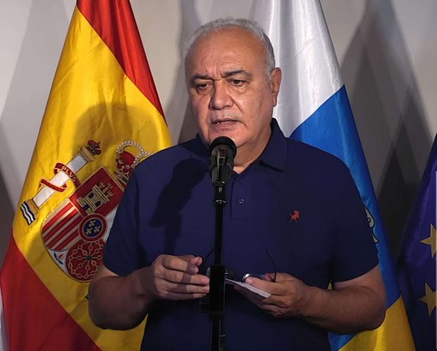 Miguel Ángel Morcuende Durante Una Rueda Dr Prensa Del Pevolca En 2021
