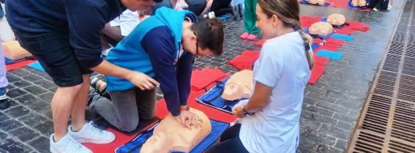 Momento de un maratón de RPC en el centro hospitalario