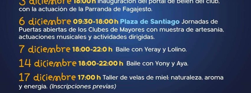 Navidad-Gáldar-Clubes mayores