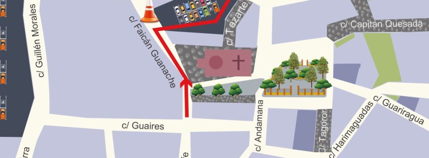 Obra en la calle Faicán Guanache