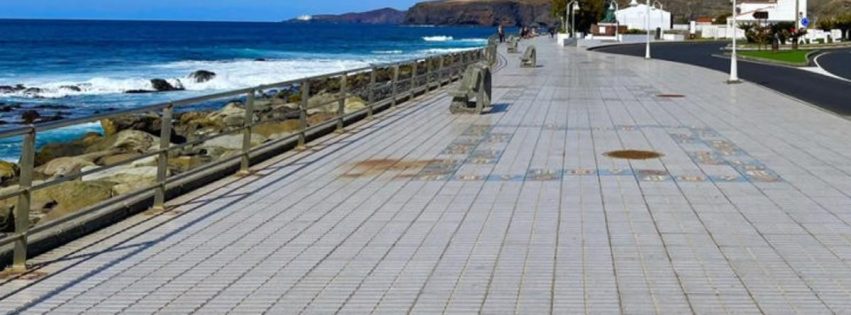 Obras en la Avenida de Los Poetas, Agaete