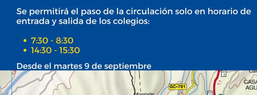 Plano de Carreteras del Cabildo de Gran Canaria