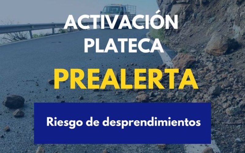 Prealerta desprendimientos