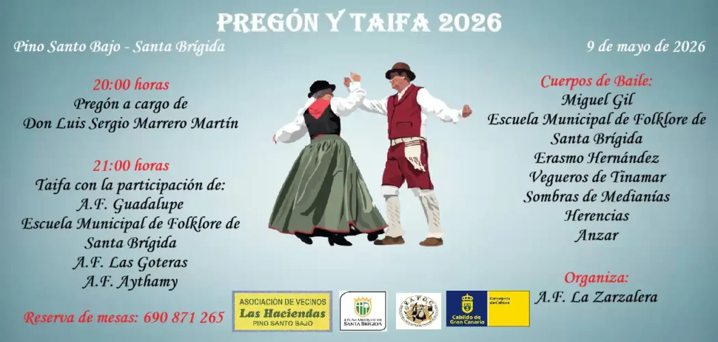 Pregón Y Taifa 2026 Pino Santo Bajo