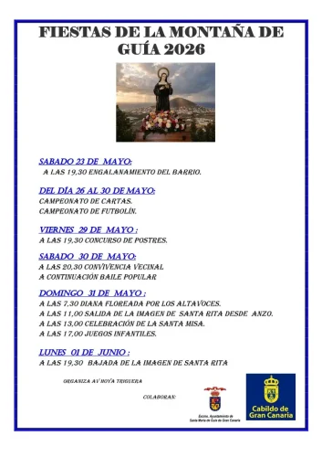 Programa Fiestas Montaña De Guía
