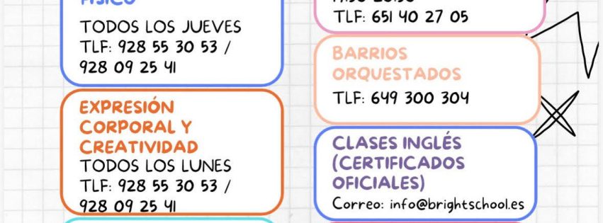 Programa de cursos San Isidro el Labrador