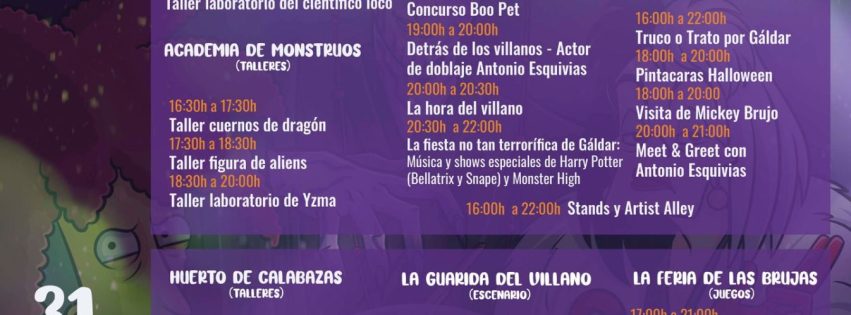 Programa de la I Villano-Con