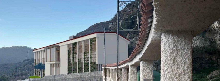 Proyección del Centro de Interpretación de Barranco Hondo