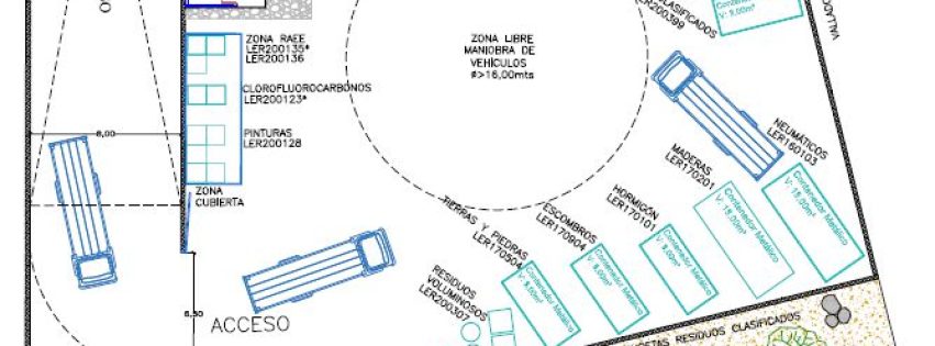 Proyección del almacén transitorio en el Polígono Industrial de San Isidro