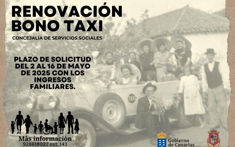 Renovación bono taxi mayo 2025