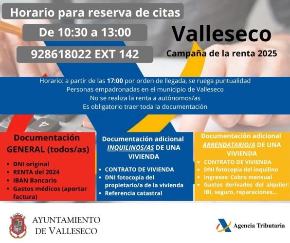 Renta 2026 Valleseco