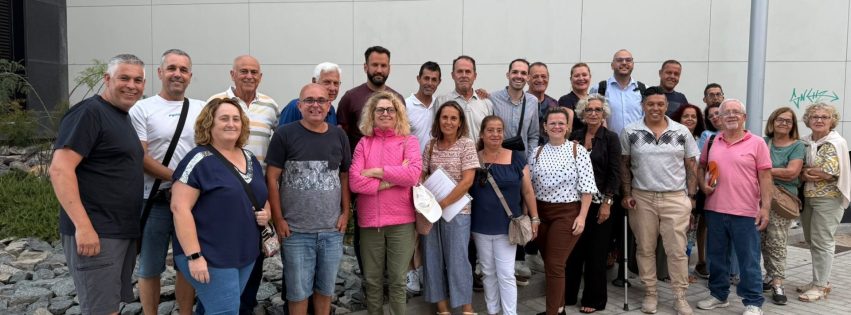 Representantes de las asociaciones que integran la plataforma vecinal