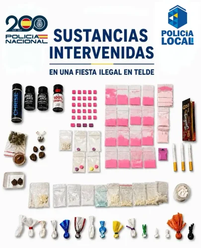 Sustancias Intervenidas Por La Fiesta Ilegal