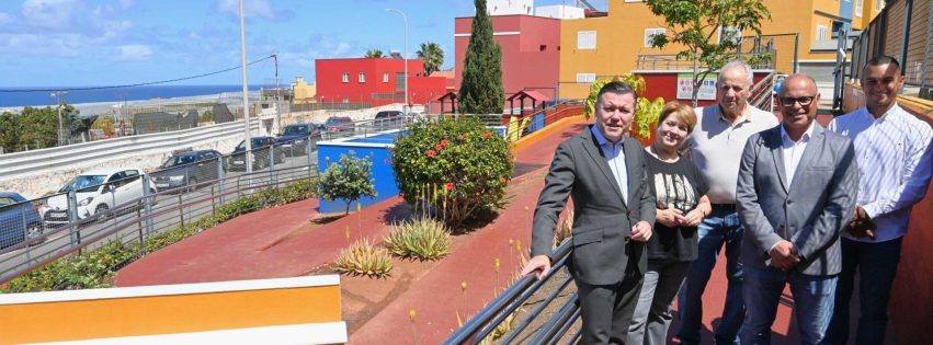 Teodoro Sosa y Nicolás Mederos en primer plano en el Parque