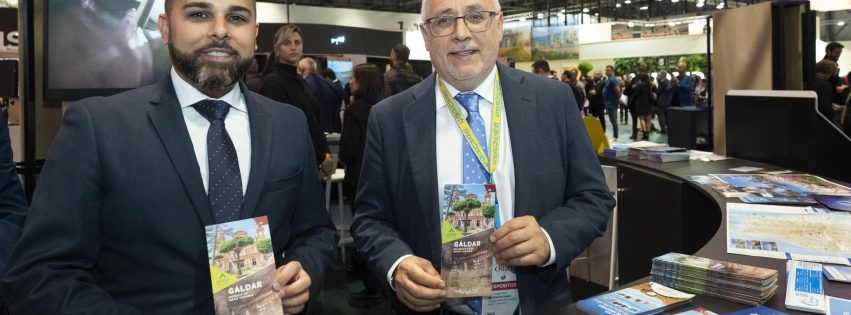 Ulises Miranda y Antonio Morales en Fitur Ulises Miranda y Antonio Morales en Fitur