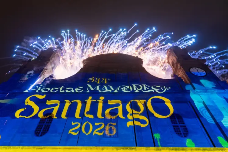 VÍspera Santiago GÁldar Fuegos Artificiales