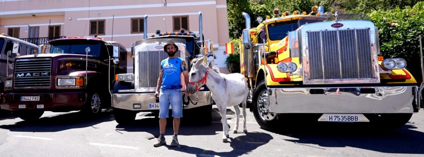 Valleseco se convierte en el epicentro del mundo del arriero y del transporte en Canarias