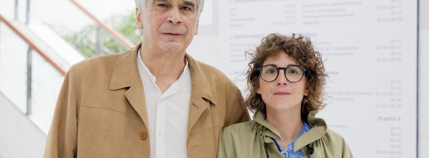 Virginia Martín con uno de sus codirectores Félix Ríos