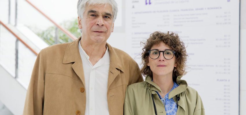 Virginia Martín con uno de sus codirectores Félix Ríos