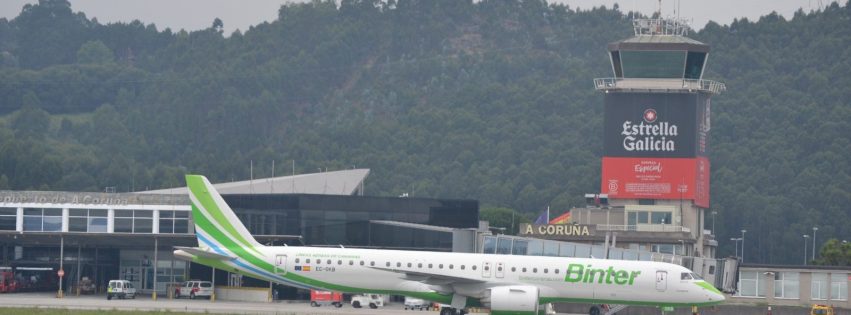 Vuelo inaugural en A Coruña