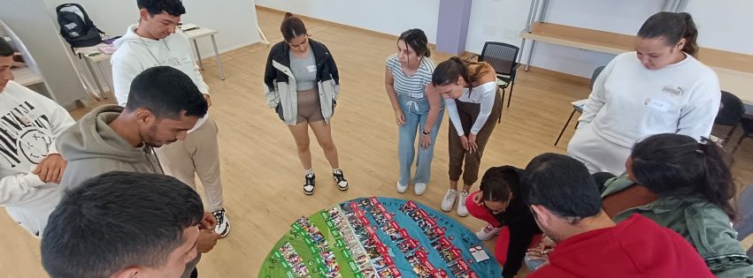 alumnado en el taller 5