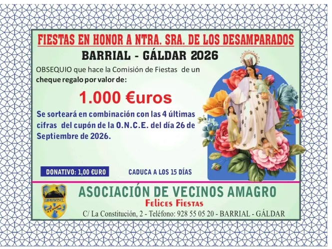 Boletos De Las Fiestas 2026 Barrial