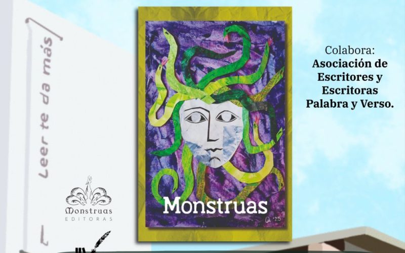 cartel presentación Monstruas. Biblioteca