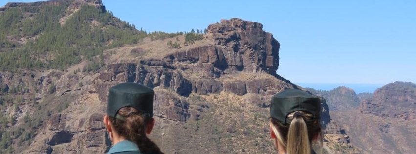 Guardia Civil en Roque Nublo Guardia Civil en Roque Nublo